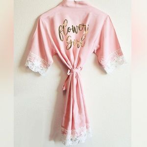 Never worn child’s flower girl robe